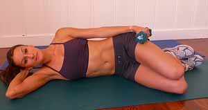 clam shell exercise for coccyx pain