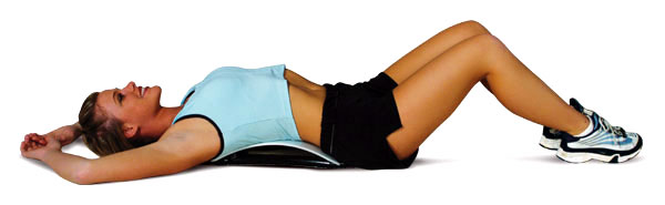 Lumbar Extender in use